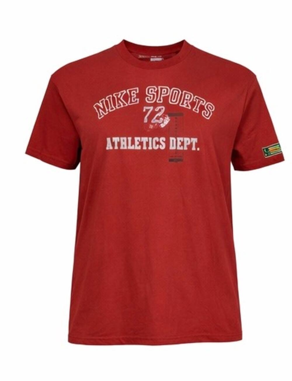 Nike Sports Athletics Dept Red T-Shirt Mens XL Cotton Tee